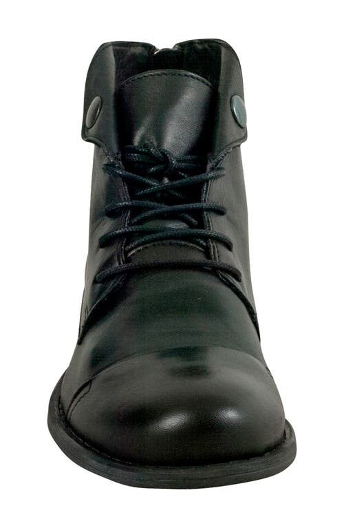 Miz Mooz Lennox Lace-up Bootie In Green