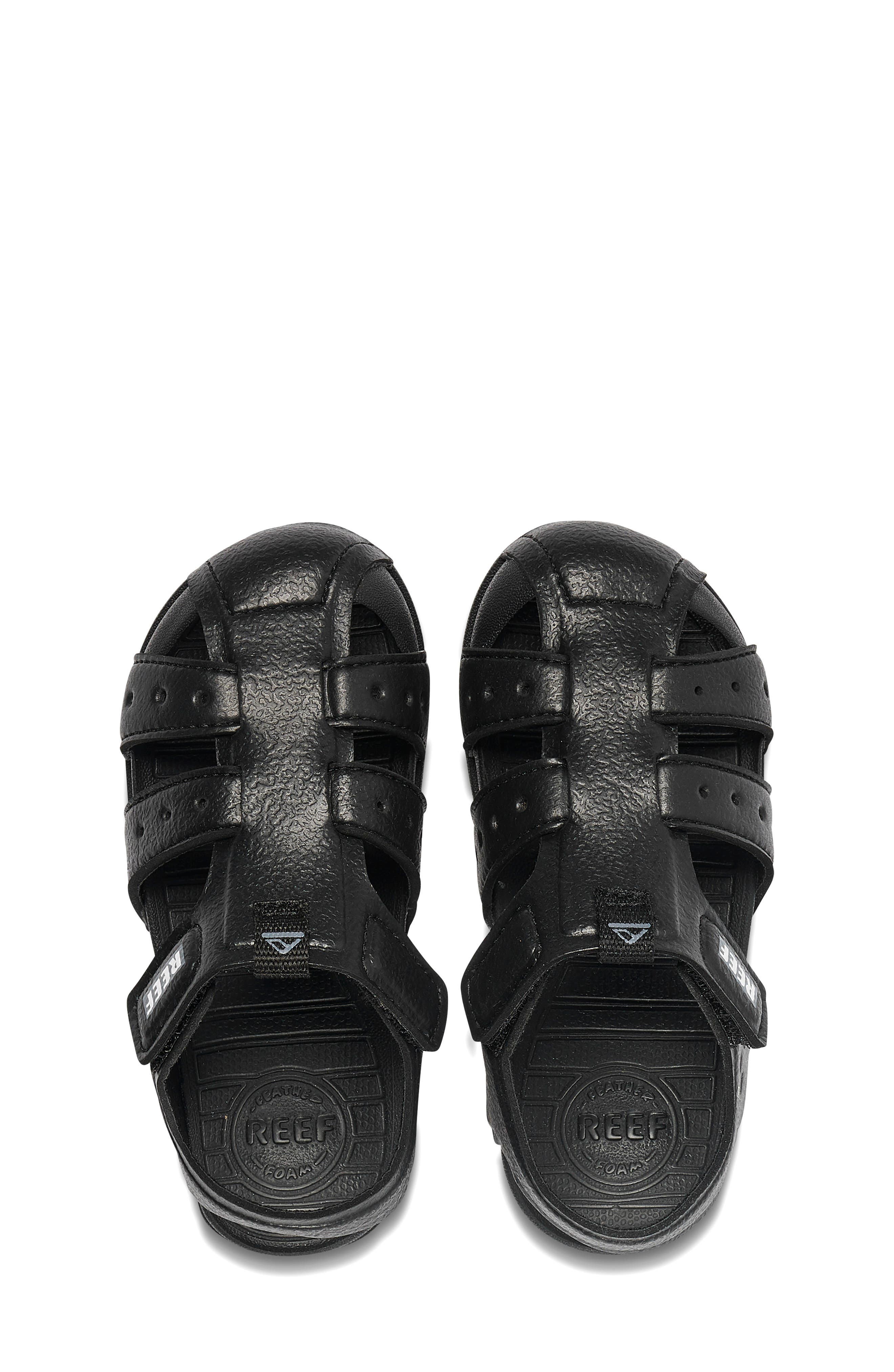 Reef Kids' Little Water Beachy Waterproof Sandal, Alternate, color, Black