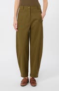 Max Mara Dorni Stretch Cotton Twill Utility Pants