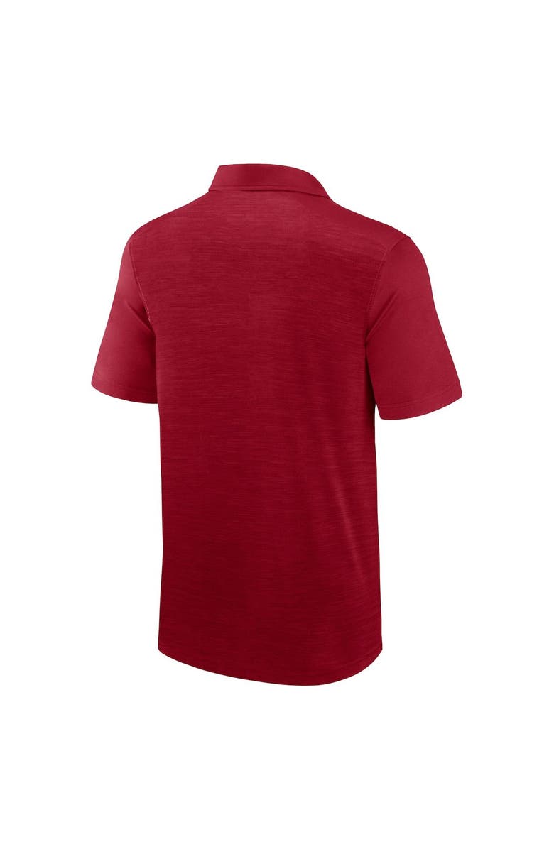 FANATICS Men's Fanatics Branded Heather Crimson Oklahoma Sooners Classic Homefield Polo, Alternate, color, 