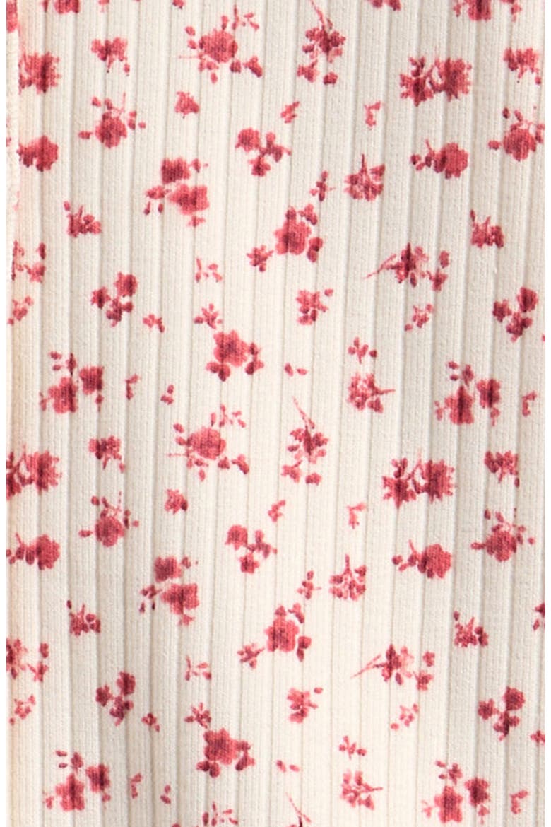Kids' Long Sleeve Floral Cardigan, Alternate, color, ECRU FLORAL