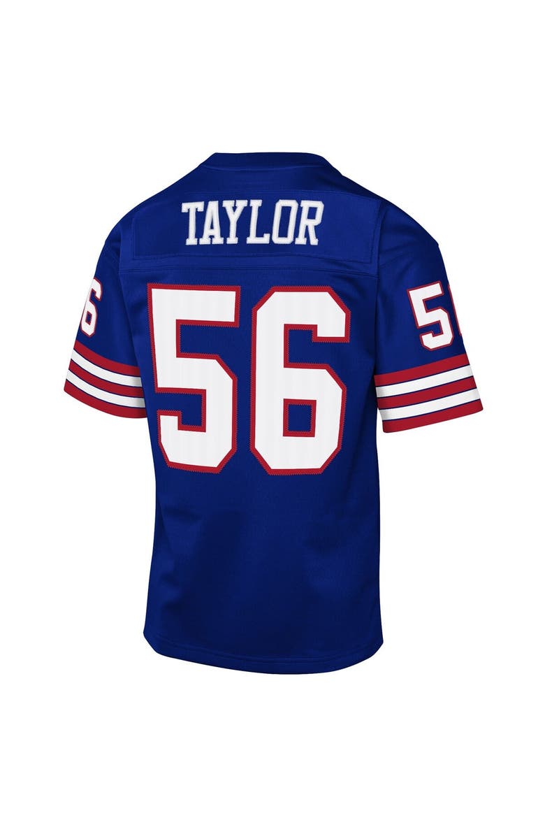 Youth Mitchell & Ness Lawrence Taylor Royal New York Giants 1986 Throwback Fashion Jersey, Alternate, color, Royal