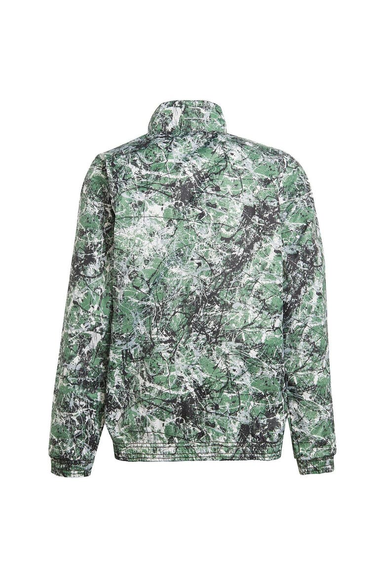 Youth adidas Originals Black Manchester United x Stone Roses 2023/24 Reversible Anthem Full-Zip Jacket, Alternate, color, Black