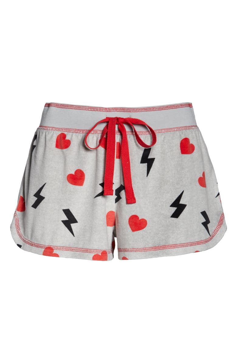 PJ Salvage Silky Velour Jam Lounge Shorts, Alternate, color, 