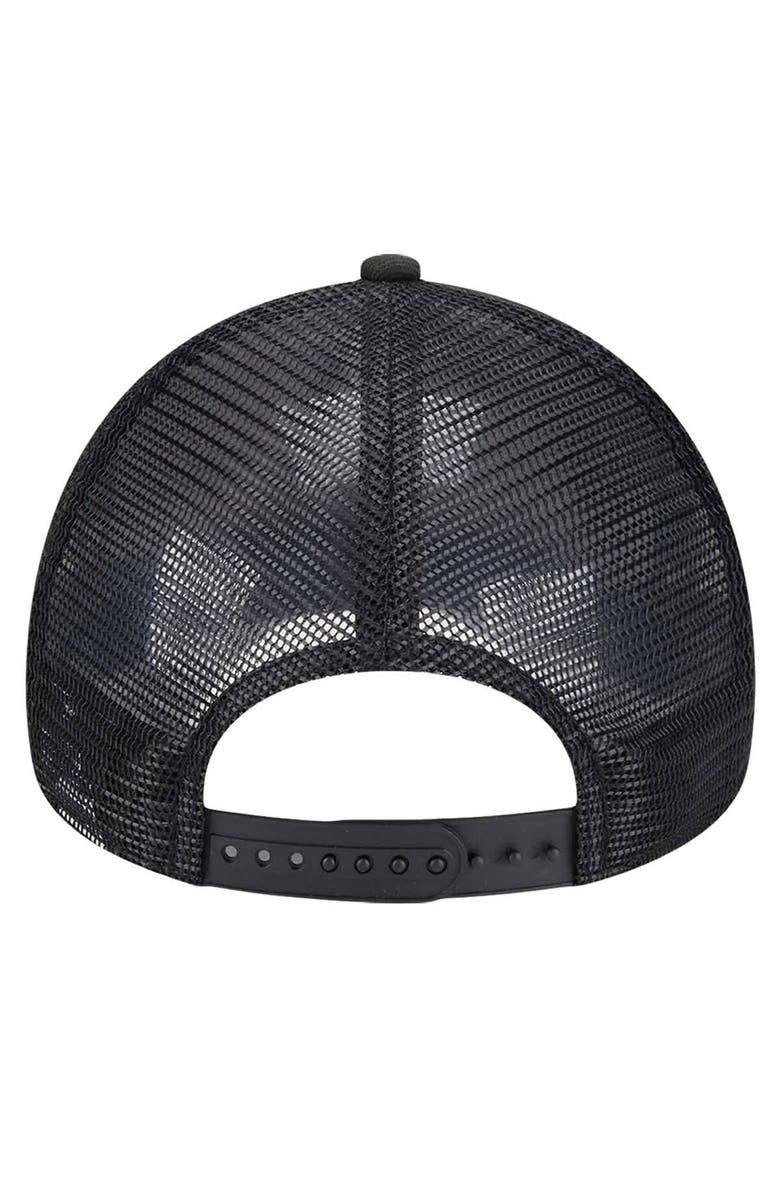 New Era Men's New Era Black/Purple Sacramento Kings Tip Off A-Frame Trucker 9FORTY Adjustable Hat, Alternate, color, Black