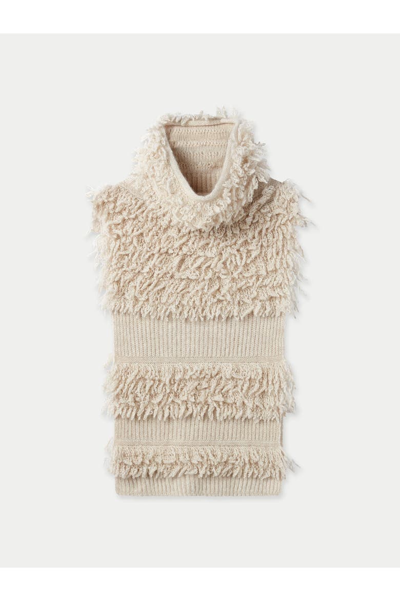 Loop-Stitch Gilet, Main, color, warm grey