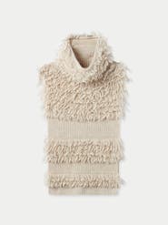 GOBI Mongolian Cashmere Loop-Stitch Gilet