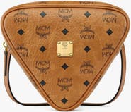 MCM Aren Tambourine Pouch in Visetos