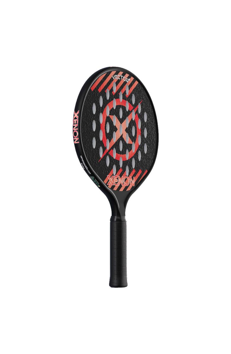 Xenon Vector+ Spin Max V2 Platform Tennis Paddle, Alternate, color, Black/Red