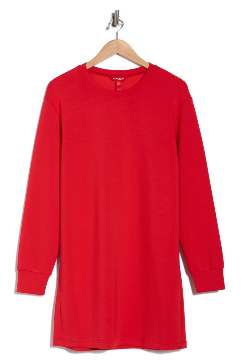Long Sleeve Sweater Dress, Alternate, color, SPANX RED