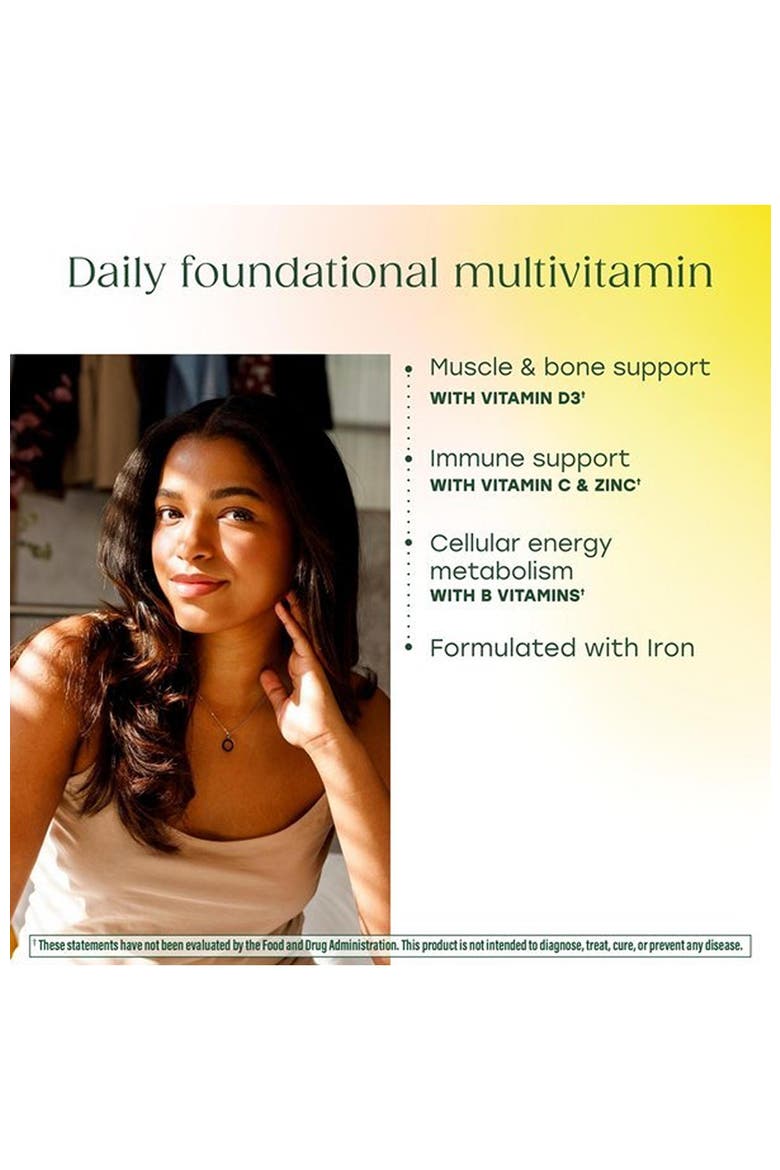 One Daily Multivitamin for Women and Men, Vegetarian, Non-GMO, 180 Tablets, Alternate, color, None