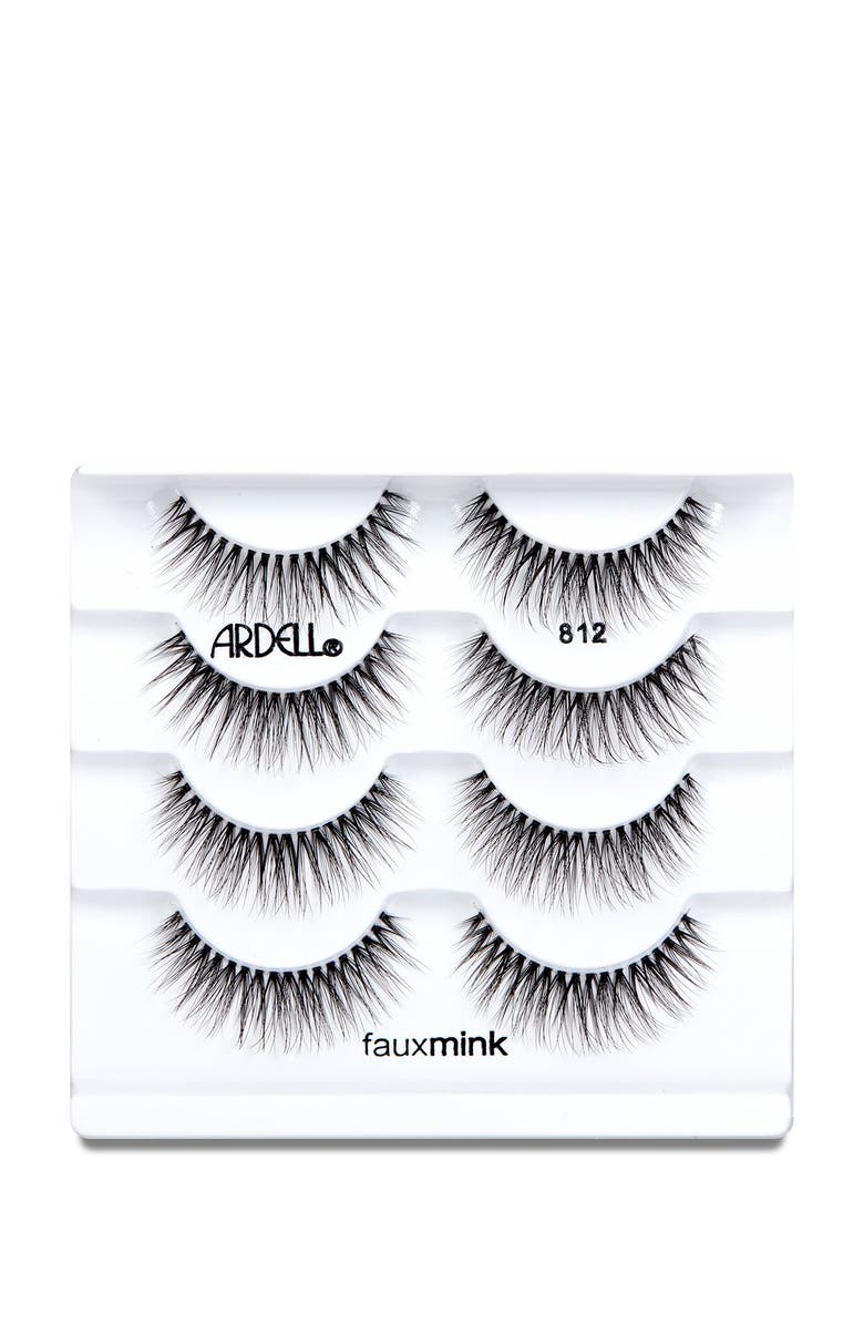 ARDELL Faux Mink 812 Lashes - Pack of 4, Alternate, color,