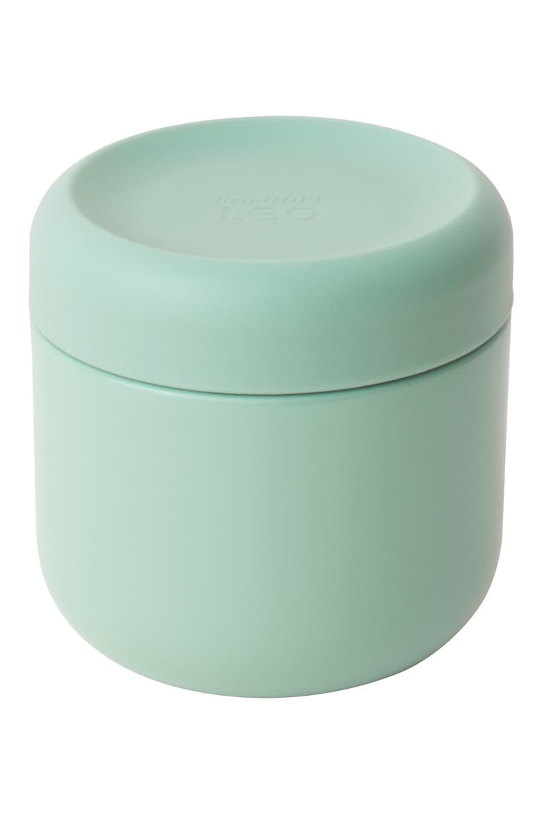 Leo 2-Piece Food Container Set, Alternate, color, GREY/ GREEN