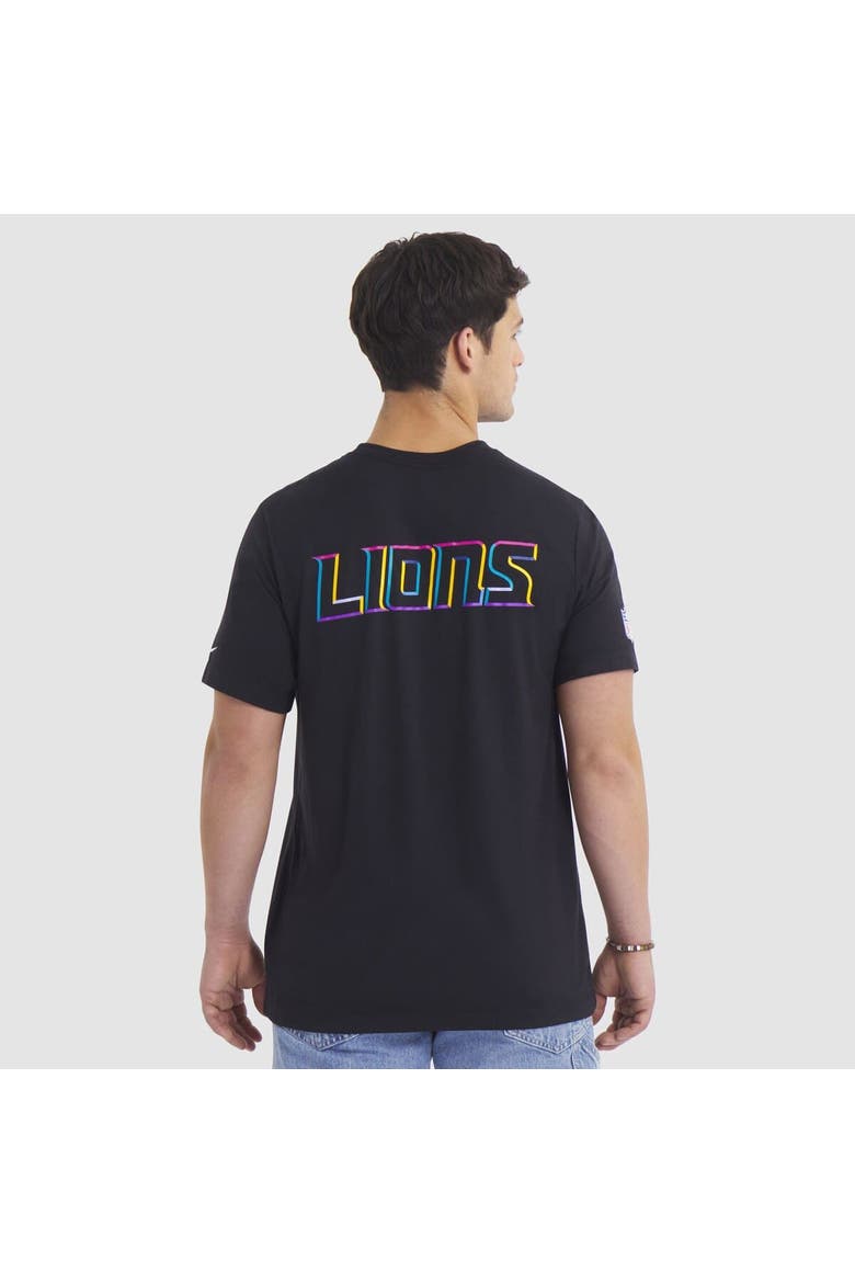 Men's Nike Black Detroit Lions Tall 2025 NFL Crucial Catch Tri-Blend Dri-FIT T-Shirt, Alternate, color, Black