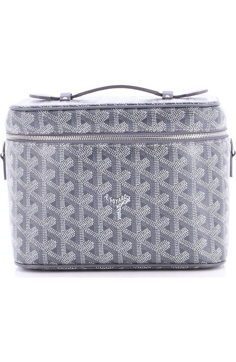 Pre-Owned Goyard Muse Vanity Case Coated Canvas, Main, color, Gray