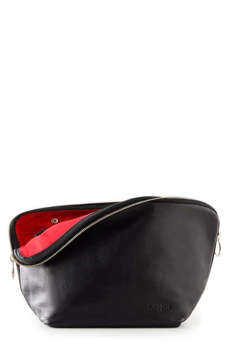 Vacationer Leather Makeup Bag video