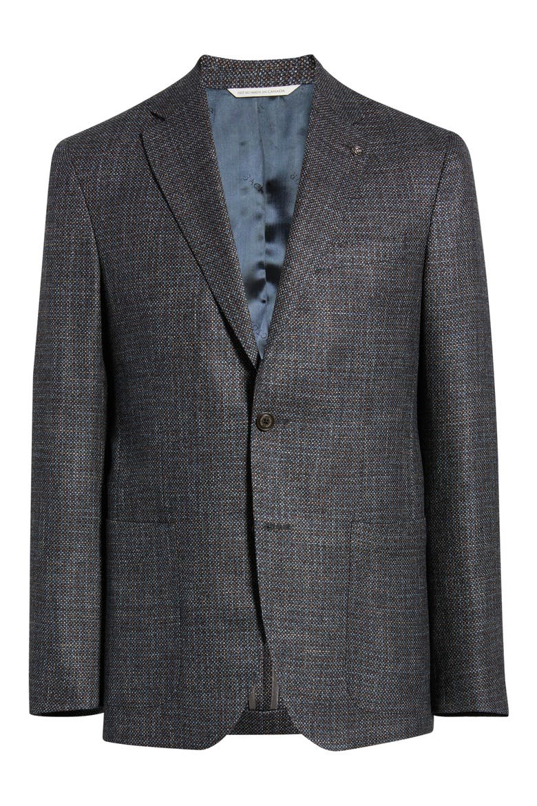 Morton Textured Sport Coat, Alternate, color, BLUE
