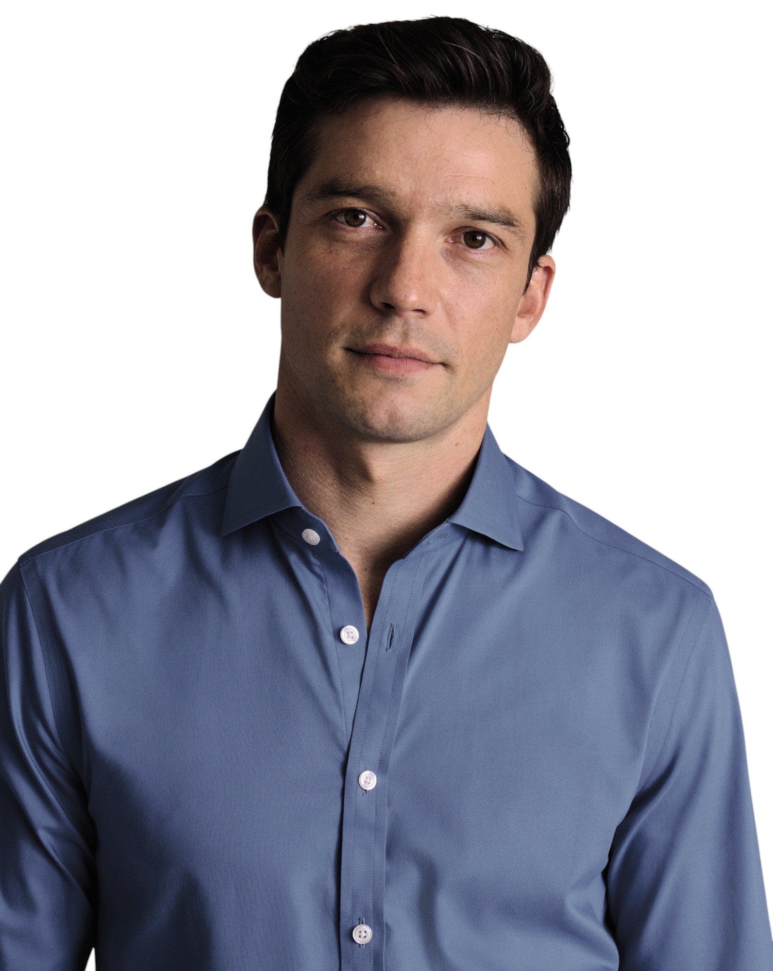 Non-Iron stretch Poplin Shirt - image 4