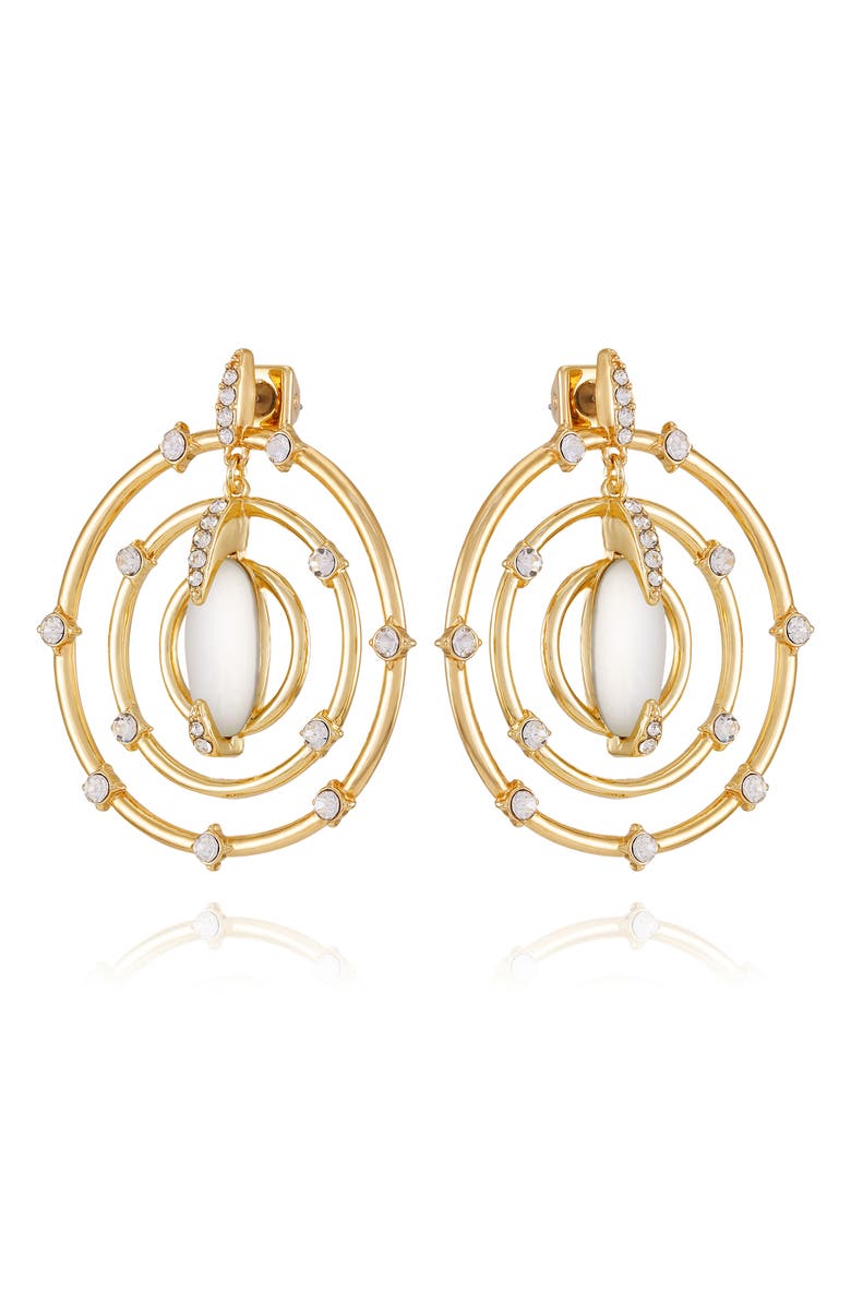 Vince Camuto Orbital Drop Earrings, Alternate, color, Gold Tone