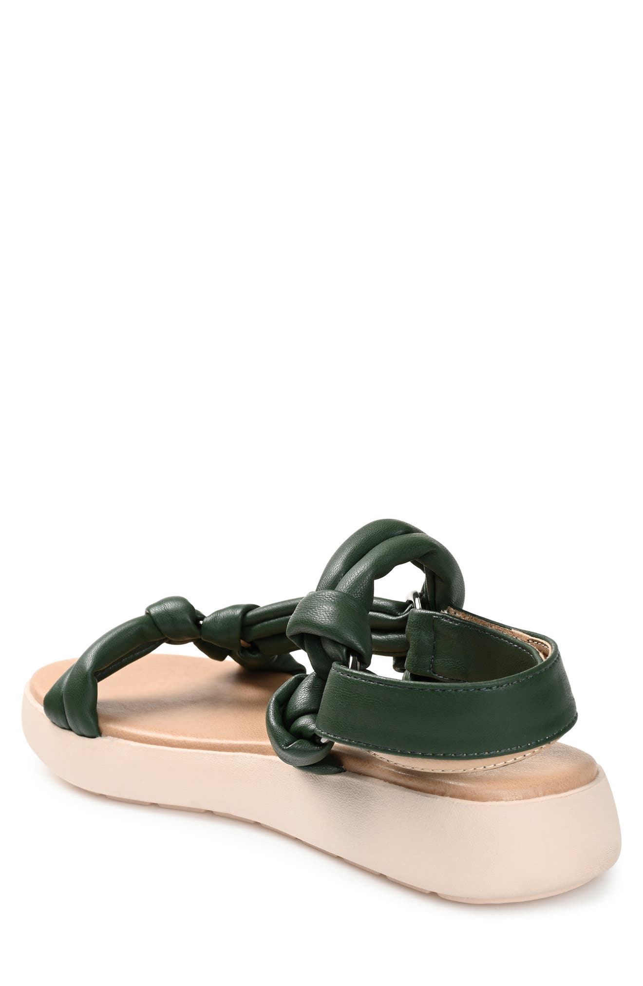 Journee Collection Marri Sandal, Alternate, color, Olive