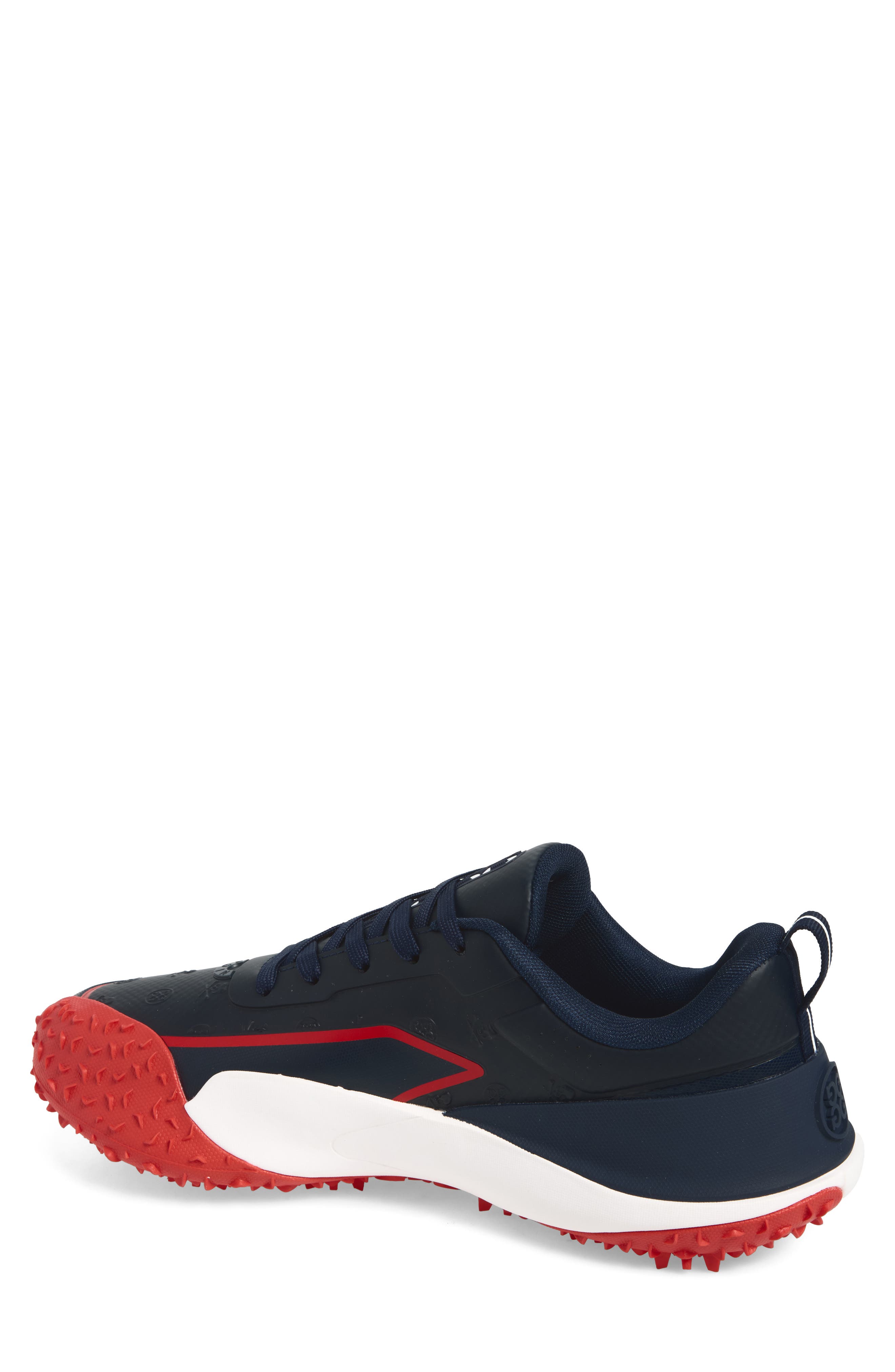 G/18 Embossed Skull & Tees Golf Shoe, Alternate, color, TWILIGHT/ LAVA