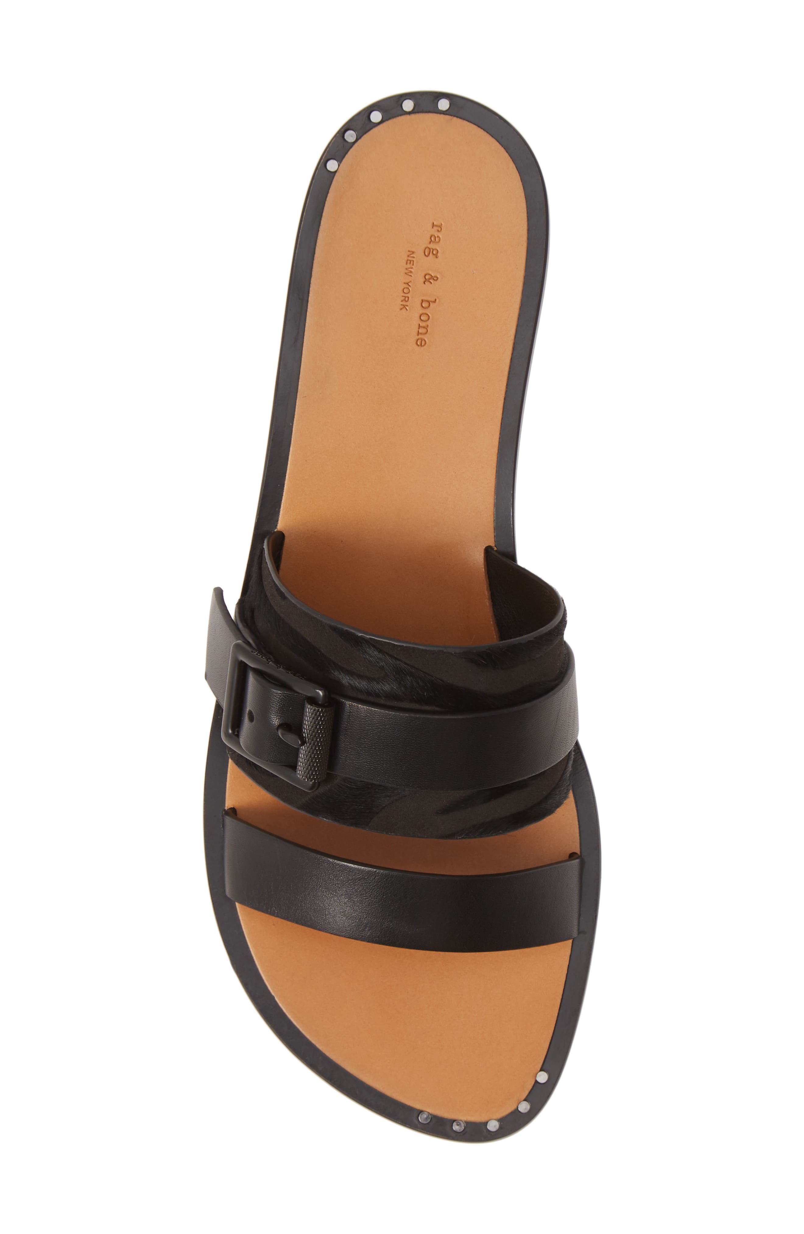 rag & bone Arley Slide Sandal, Alternate, color, 