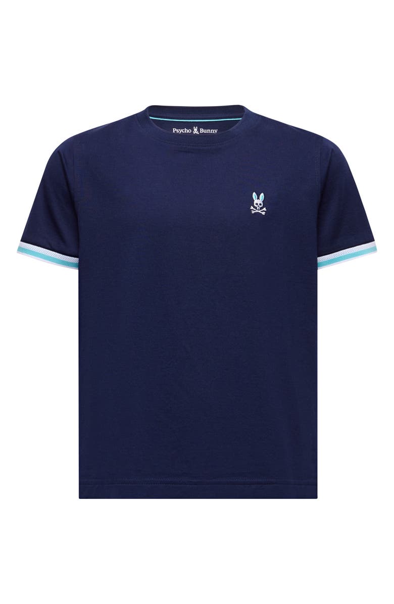 Psycho Bunny Kids' Nolan Cotton T-Shirt, Main, color, Evening Blue