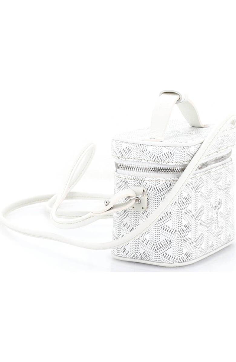 Pre-Owned Goyard Muse Vanity Case Coated Canvas Mini, Alternate, color, White