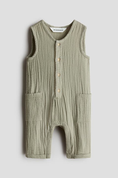 Cotton Muslin Romper Suit