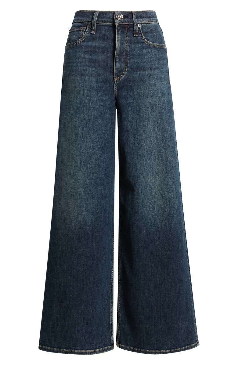 rag & bone Flexi Sofie High Waist Wide Leg Jeans, Alternate, color, Ness