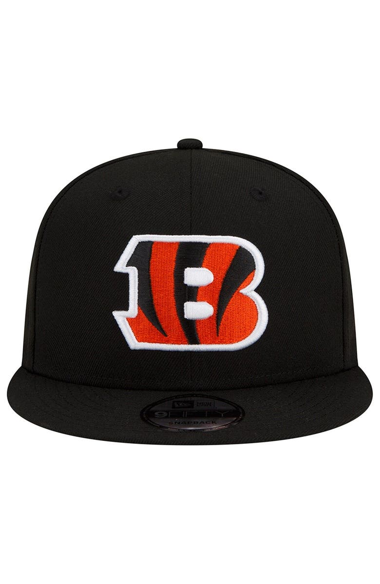 New Era Men's New Era Black Cincinnati Bengals 9FIFTY Snapback Hat, Alternate, color, 