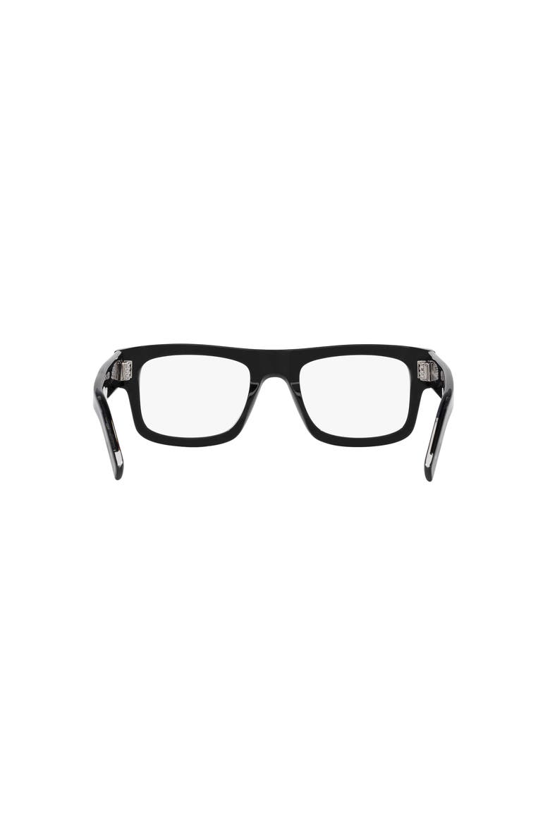 54mm Rectangle optical glasses, Alternate, color, Black