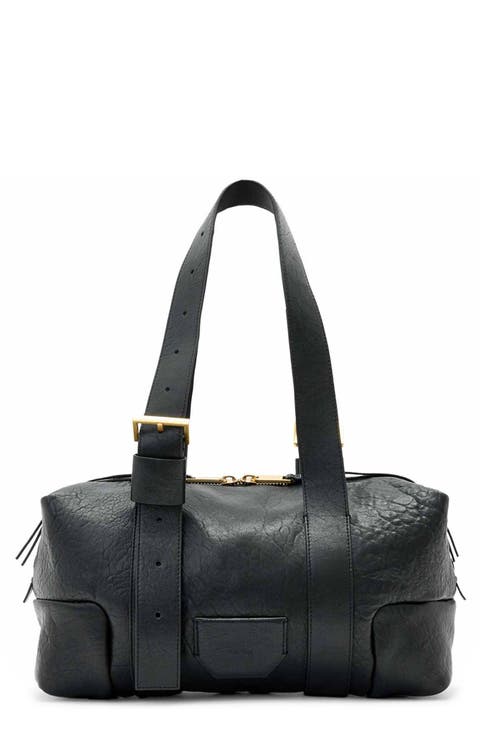 Ares Grain Leather Shoulder Bag