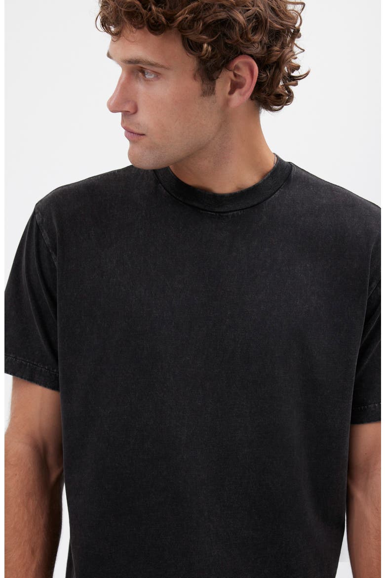 The Vintage T-Shirt, Alternate, color, ALMOST BLACK