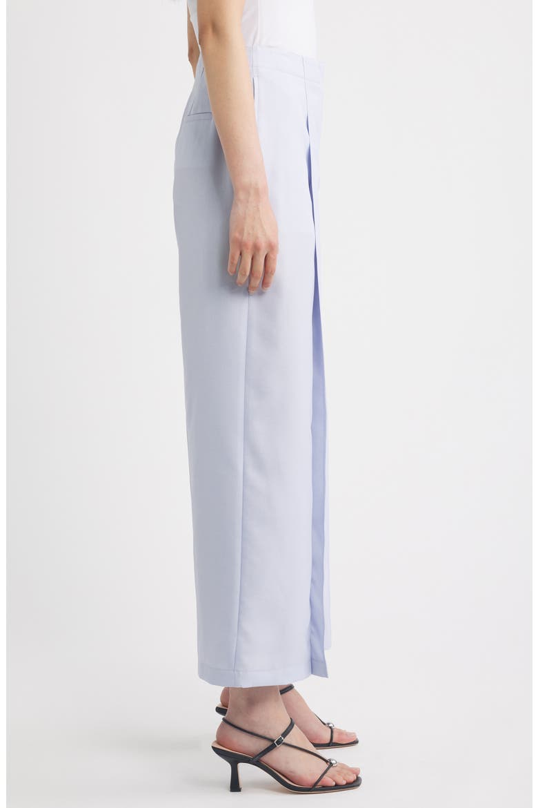 Pleated High Waist Wide Leg Pants, Alternate, color, CORNFLOWER - G2M
