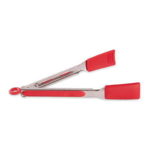 Endurance® Stainless Steel Non-slip Locking Tongs