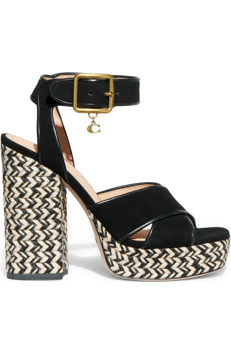 COACH Nelly Block Heel Platform Sandal, Alternate, color,