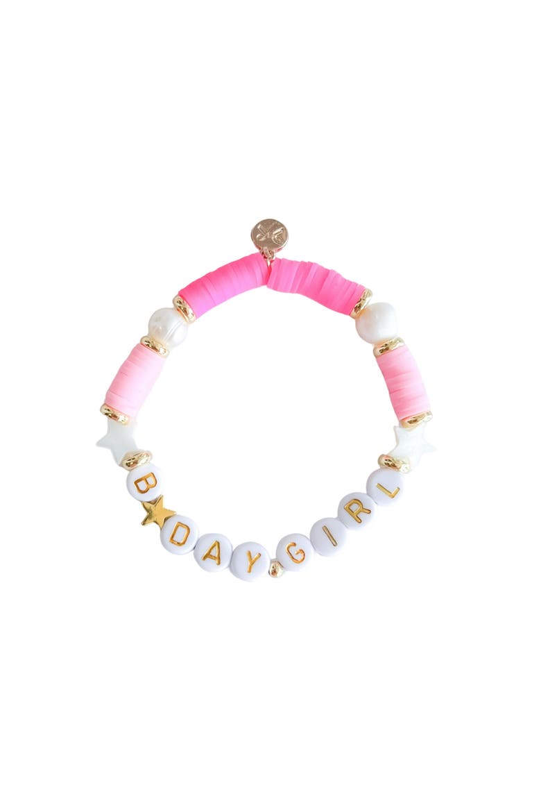 Birthday Girls' Bracelet Gift Set, Alternate, color, Pink
