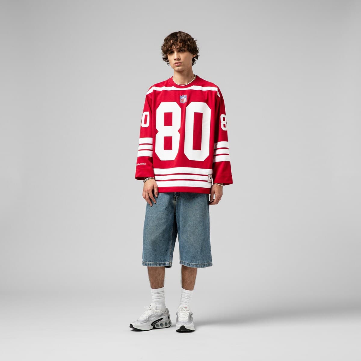 Mitchell & Ness Men's Mitchell & Ness Jerry Rice Scarlet San Francisco ...