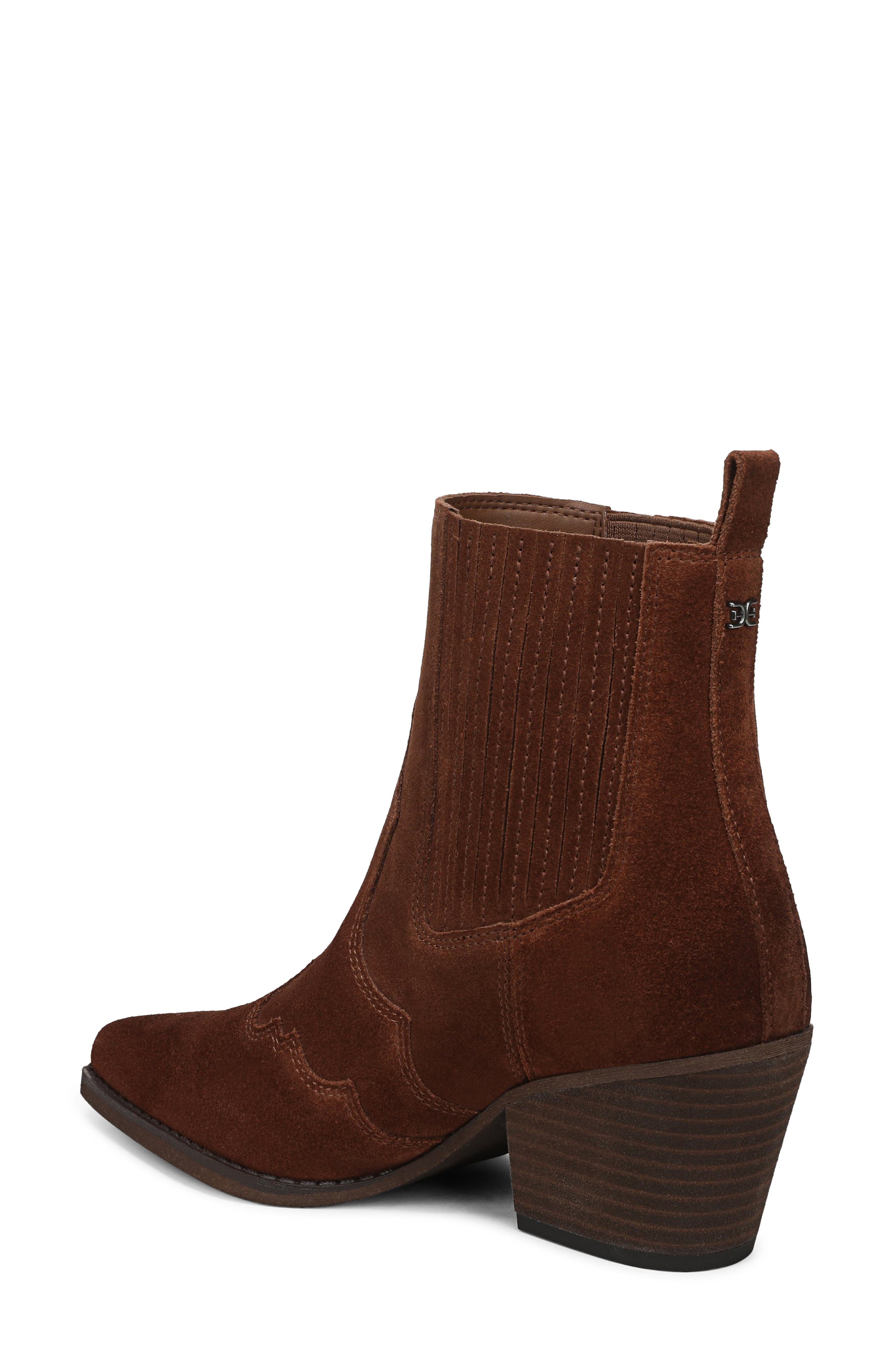 Sam Edelman West Bootie, Alternate, color, Dark Toffee