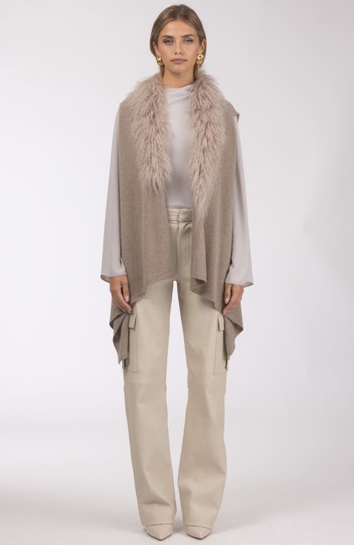 Gorski Cashmere And Merino Wool Vest In Neutral