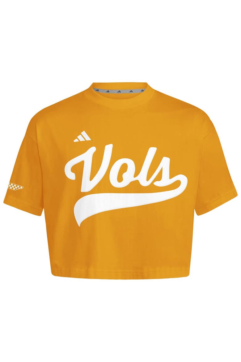 Women's adidas Tennessee Orange Tennessee Volunteers Cropped Baseball Fashion Jersey, Main, color, Tennessee Orange