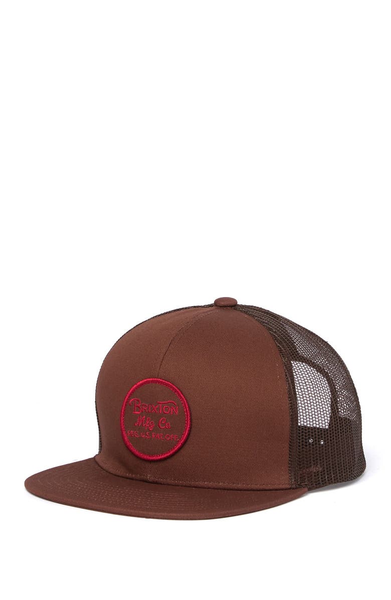 Brixton Wheeler Mesh Cap, Main, color,