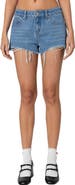 EDIKTED Fern Cutoff Denim Shorts
