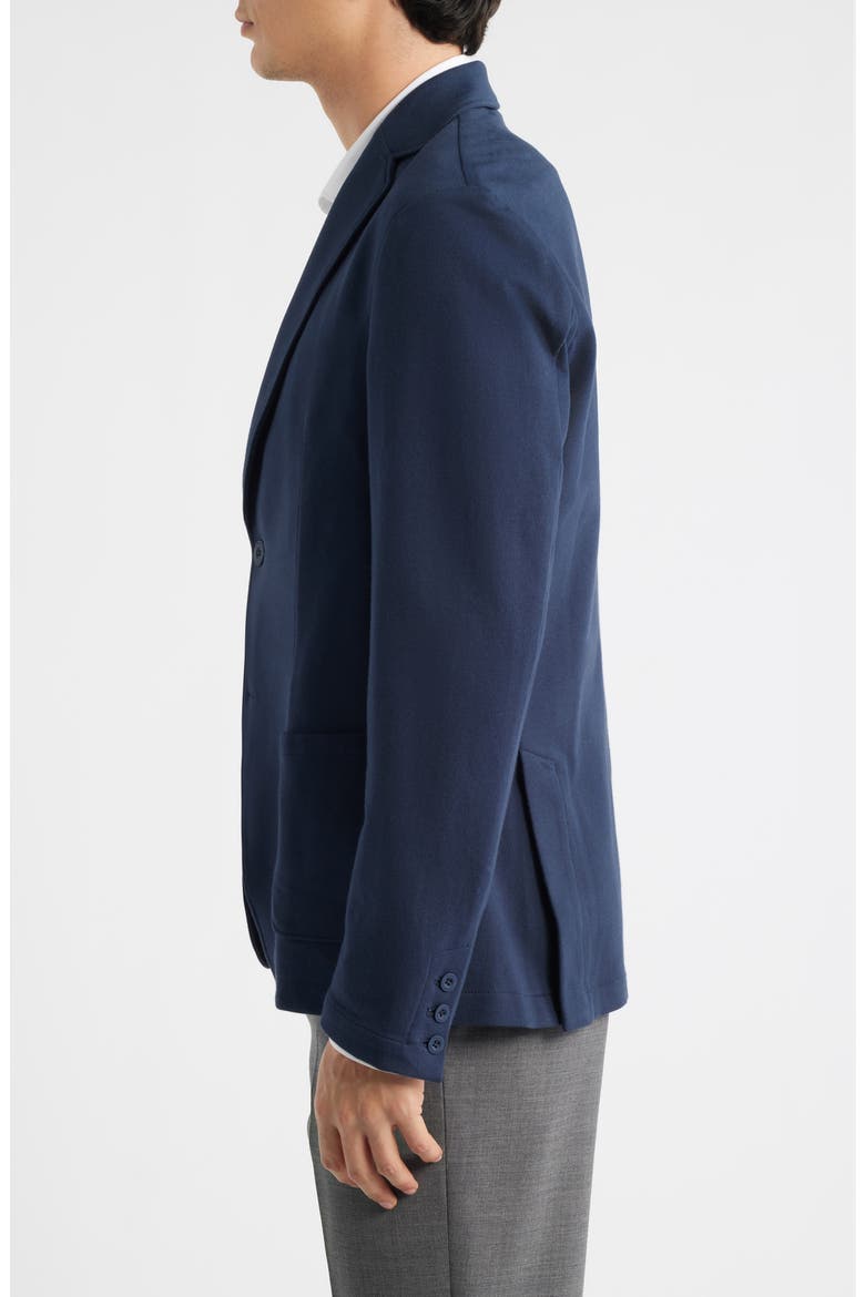 Ace Navy Cotton French Terry Blazer, Alternate, color, TOTAL ECLIPSE