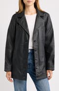 Frye Leather Car Coat