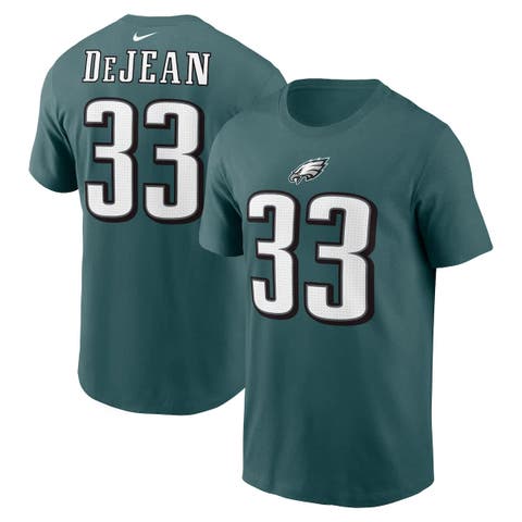 Men's Nike Cooper DeJean Midnight Green Philadelphia Eagles Player Name & Number T-Shirt