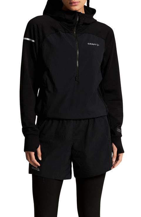 Subz Jersey Half Zip Hoodie