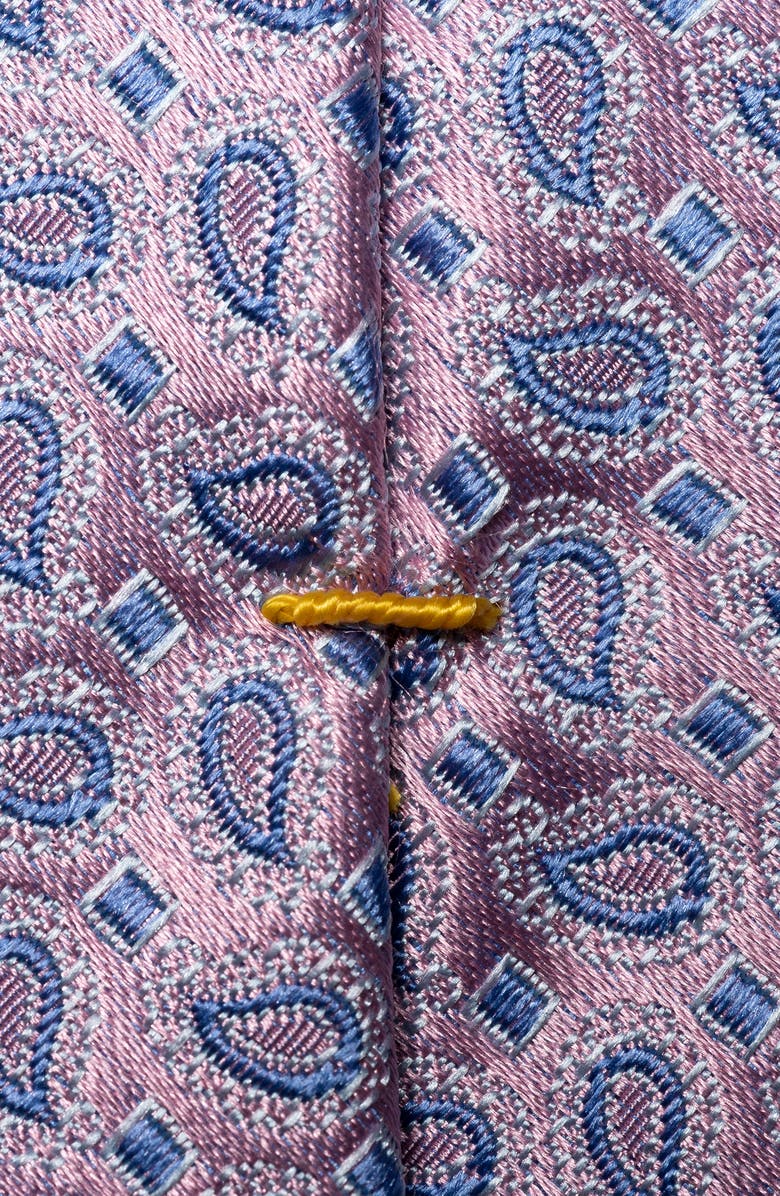 Eton Micropaisley Silk Tie, Alternate, color,