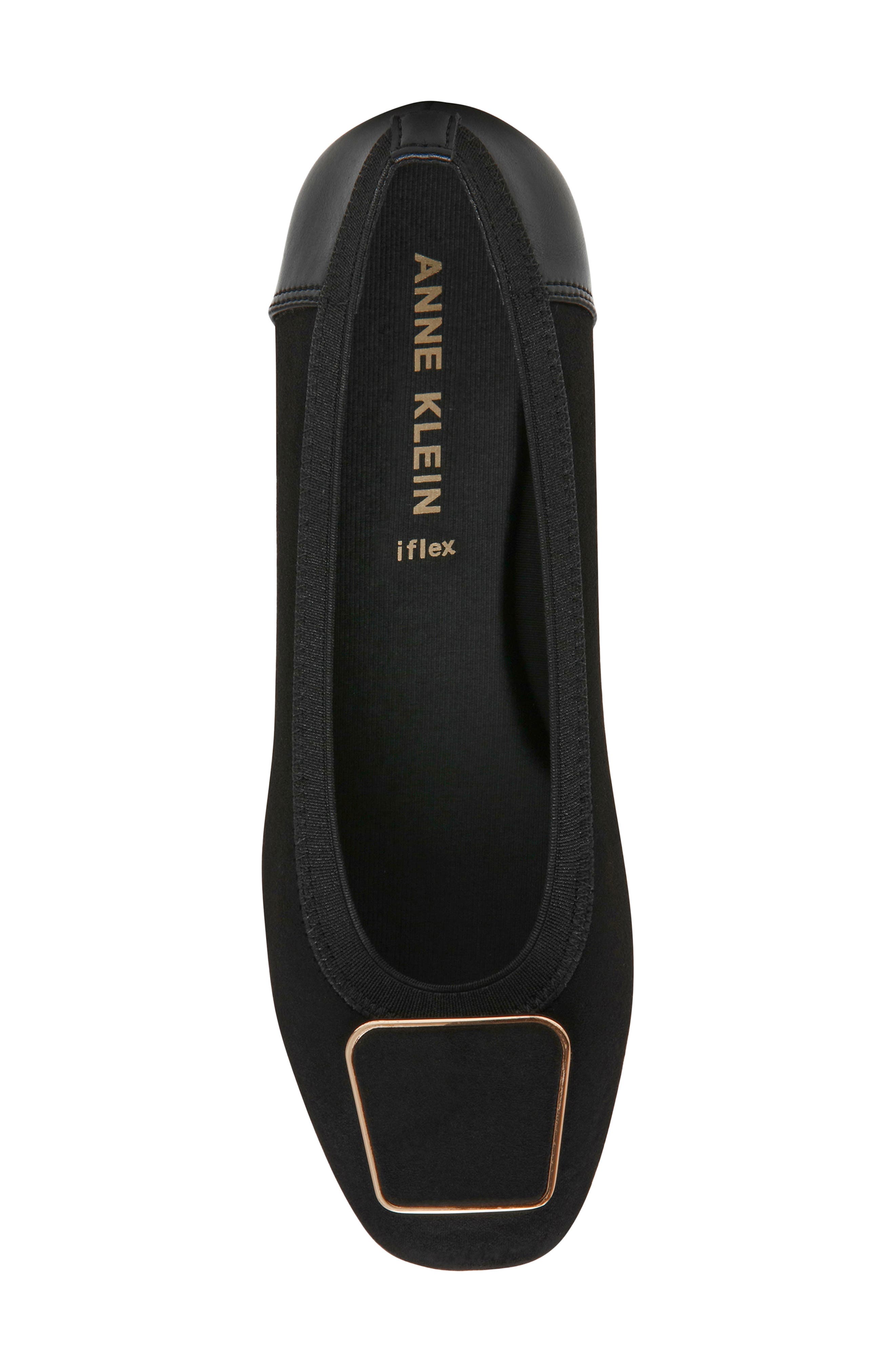 Uliana Flat, Alternate, color, BLACK MICRO SUEDE